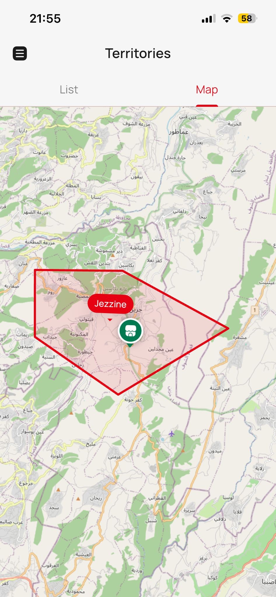 Territory Map