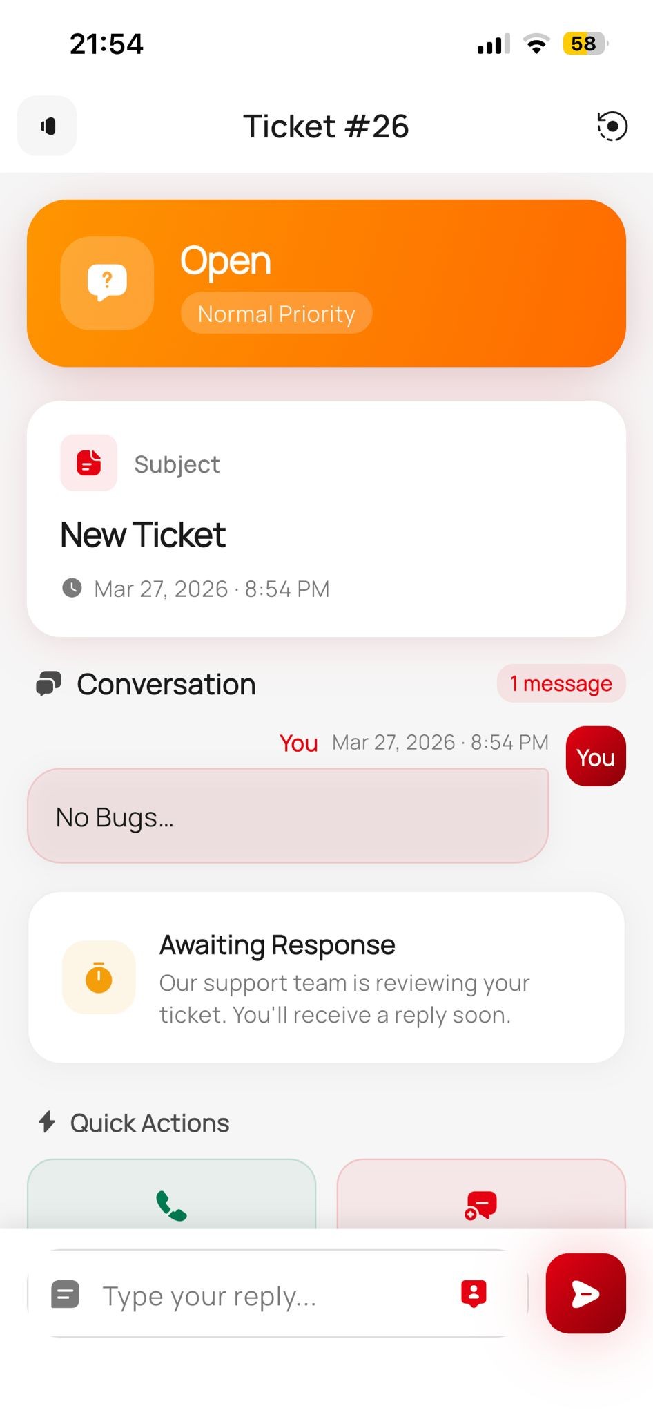 Ticket Conversations